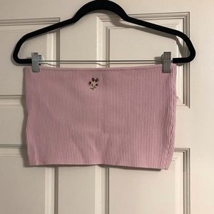 Lottie Moss Pink Tube Top